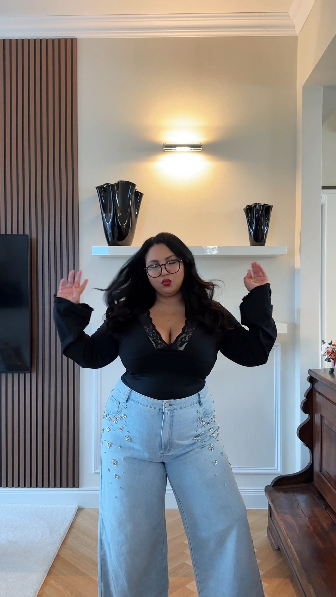 “I don’t know what to wear” outfit !Curvy jeans + black top , can’t go wrong 

#blacktop #curvyjeans 

#LTKjeans #LTKcurves #LTKmidsize