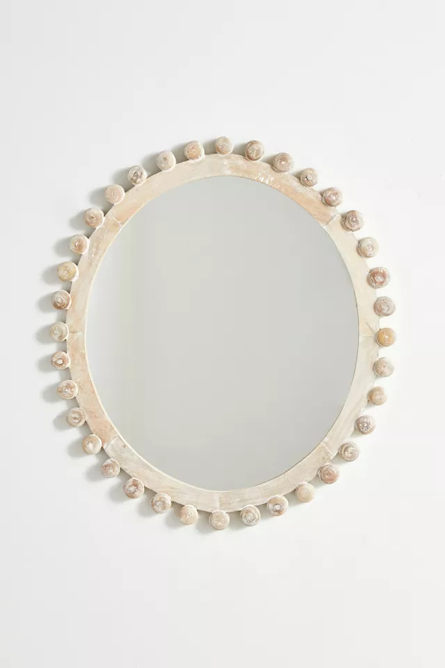 Mango Wood Framed Wall Mirror | Urban Outfitters (US and RoW)