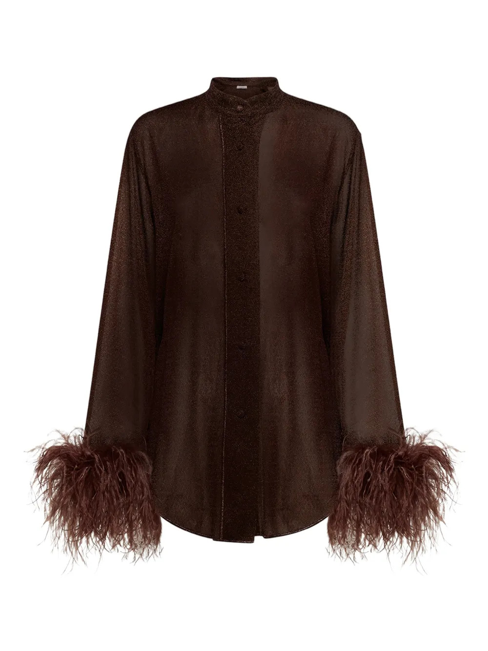 Lumière Plumage long-sleeve shirt | Farfetch Global