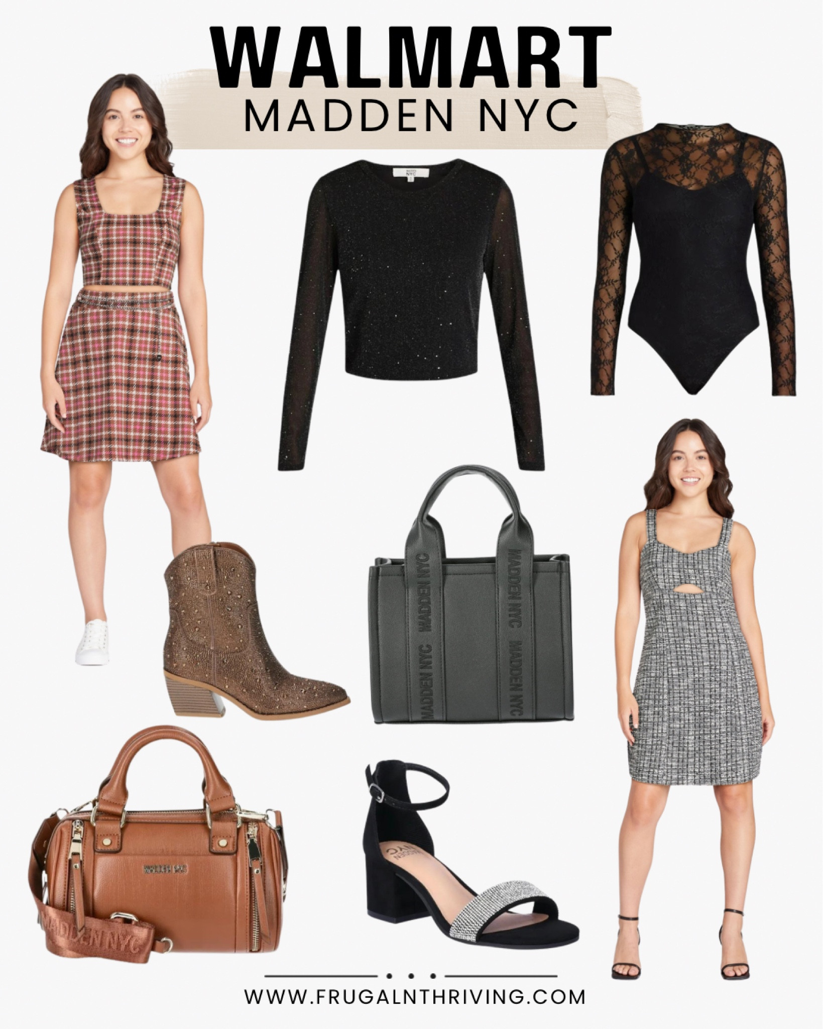 #walmartpartner 👀 Madden NYC adding a ton of new items to Walmart’s shelves. Just take a look at some of these pieces - I’m obsessing over those rhinestone booties! 🤩

#walmartfashion @walmartfashion 

#LTKPlusSize #LTKFindsUnder50 #LTKShoeCrush