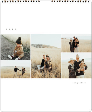 "Simple Display" - Customizable Photo Calendars in Gray by Brianne Larsen. | Minted