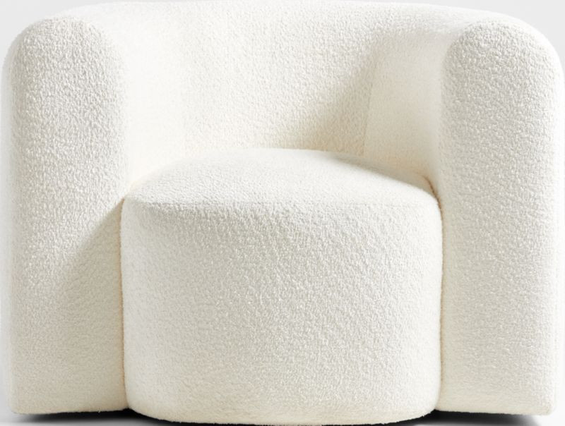 Hugger Curved Swivel Accent Chair by Leanne Ford + Reviews | Crate & Barrel | Crate & Barrel