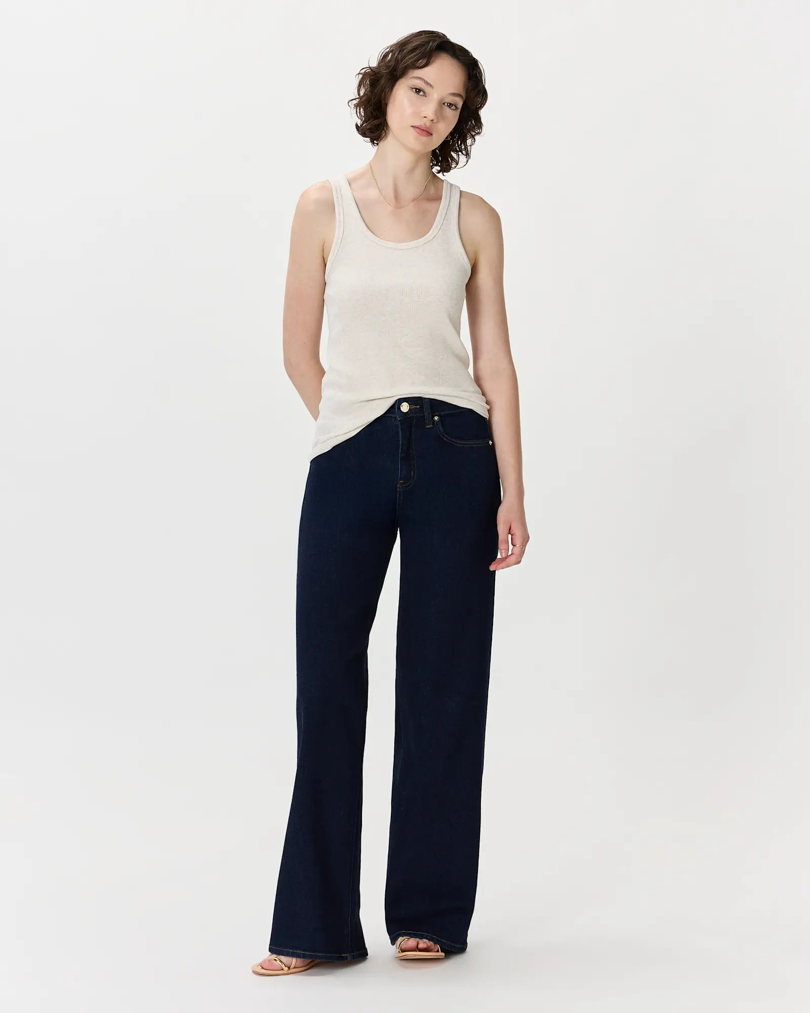 Bella Stretch Wide Leg Jeans | Quince