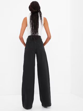 High Rise Stride Wide-Leg Jeans | Gap (US)