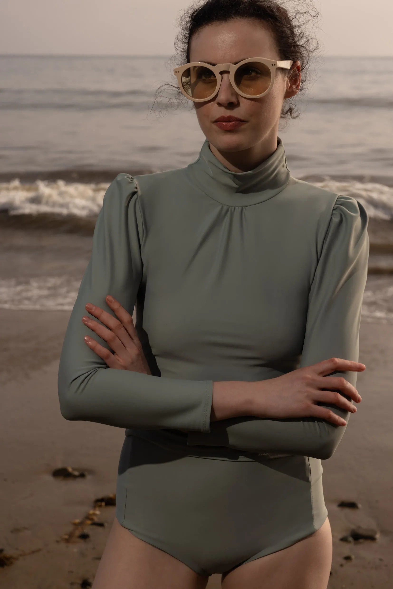 Izzy Rashguard - Agave | Heidi Merrick