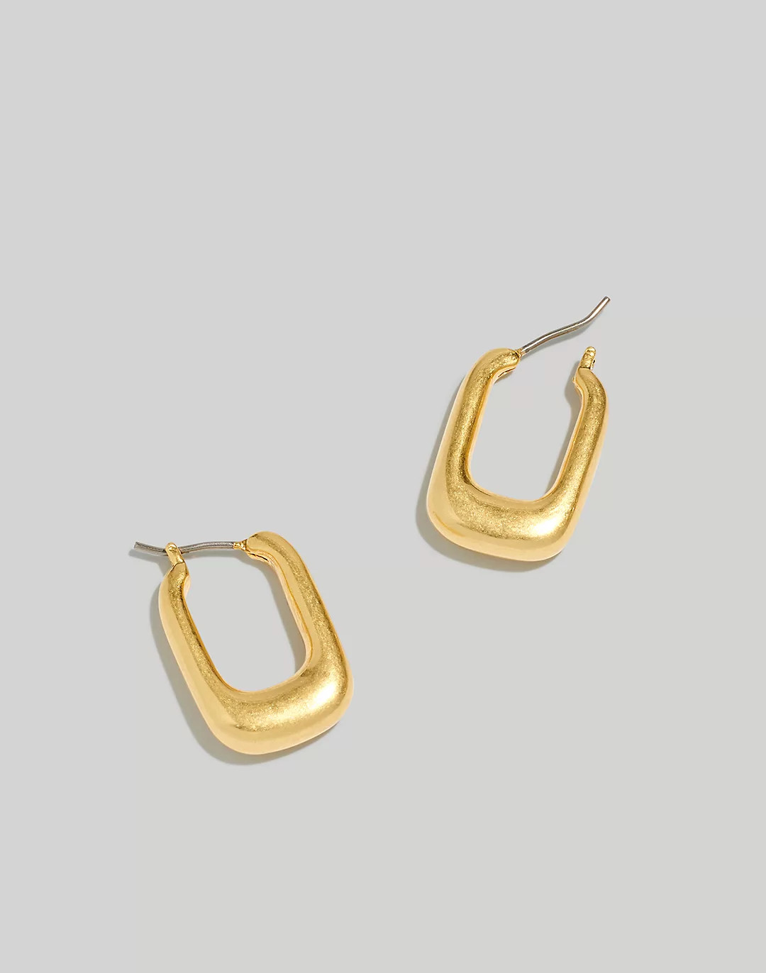 Carabiner Medium Hoop Earrings | Madewell