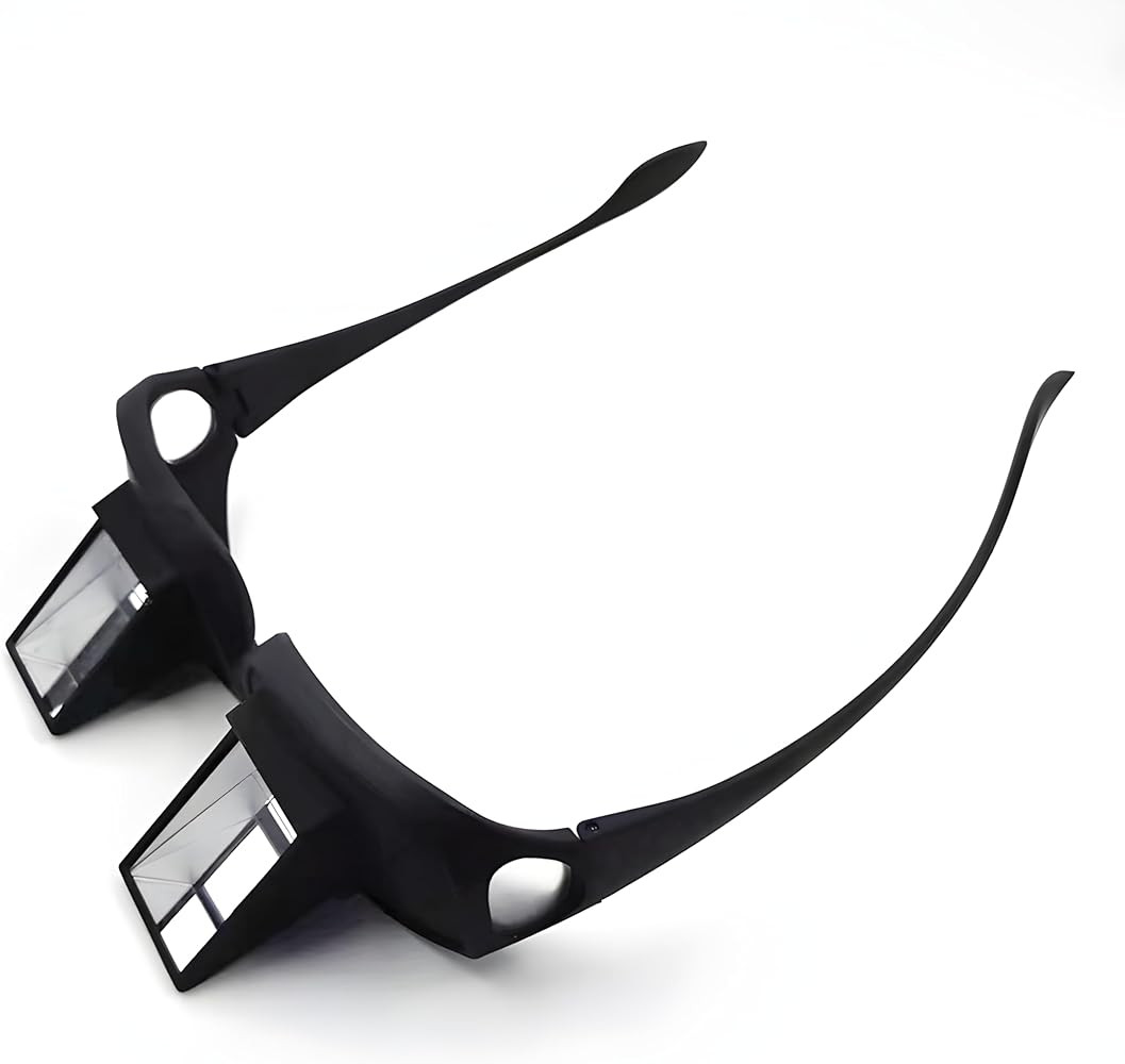 Lazy Glasses for Bed Reading - 90 Degree Horizontal Prism Slacker Glasses for Comfortable Viewing... | Amazon (US)