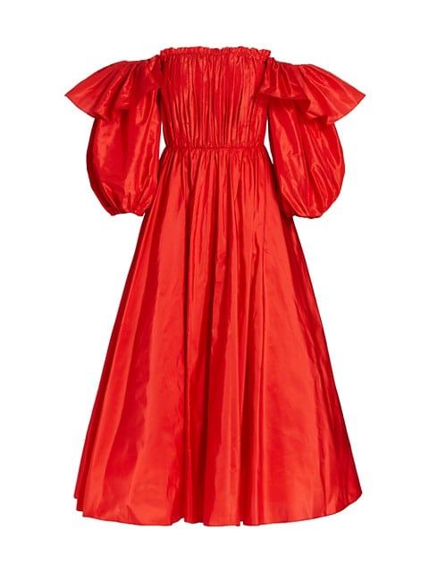 Off-The-Shoulder Taffeta Gown | Saks Fifth Avenue