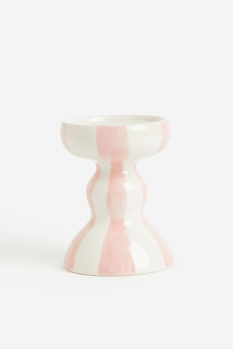 Stoneware Candle Holder | H&M (US + CA)