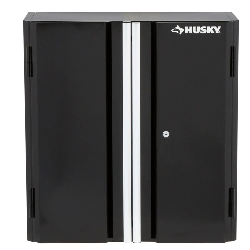 Husky 29 in. H x 28 in. W x 12 in. D Steel Garage Wall Cabinet-G2802W-US - The Home Depot | The Home Depot