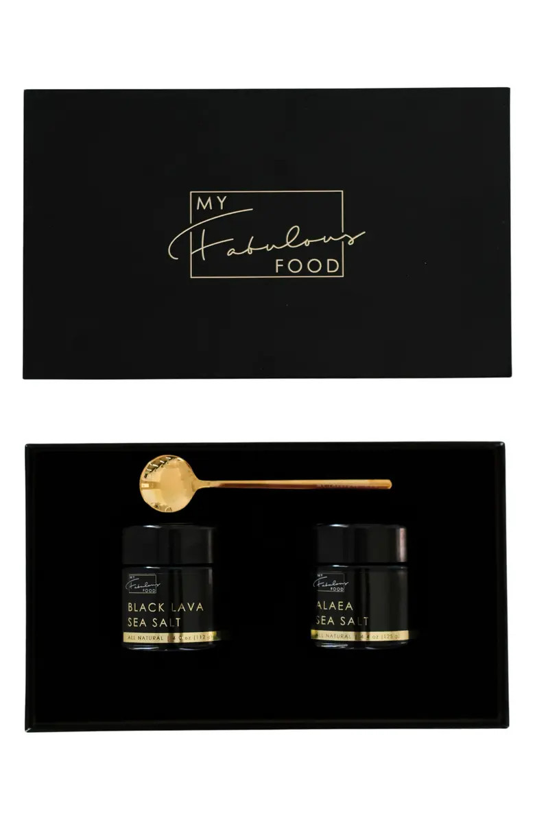 MY FABULOUS FOOD Black Lava & Alaea Sea Salt Gift Set | Nordstrom | Nordstrom