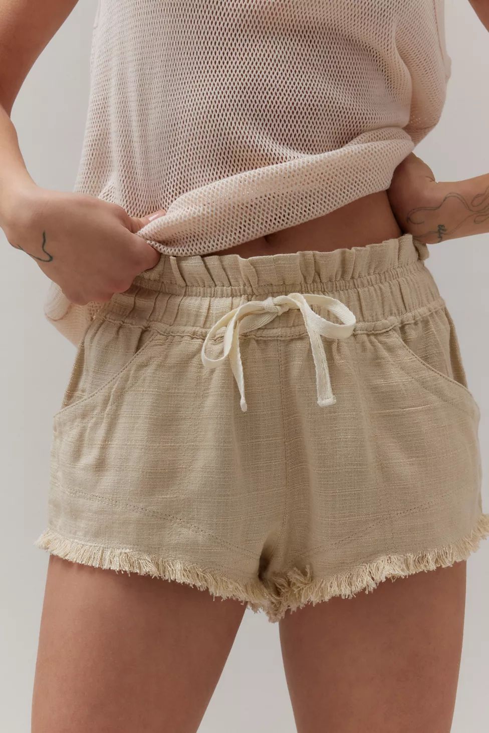 BDG Frankie Paperbag Micro Short | Urban Outfitters (US and RoW)