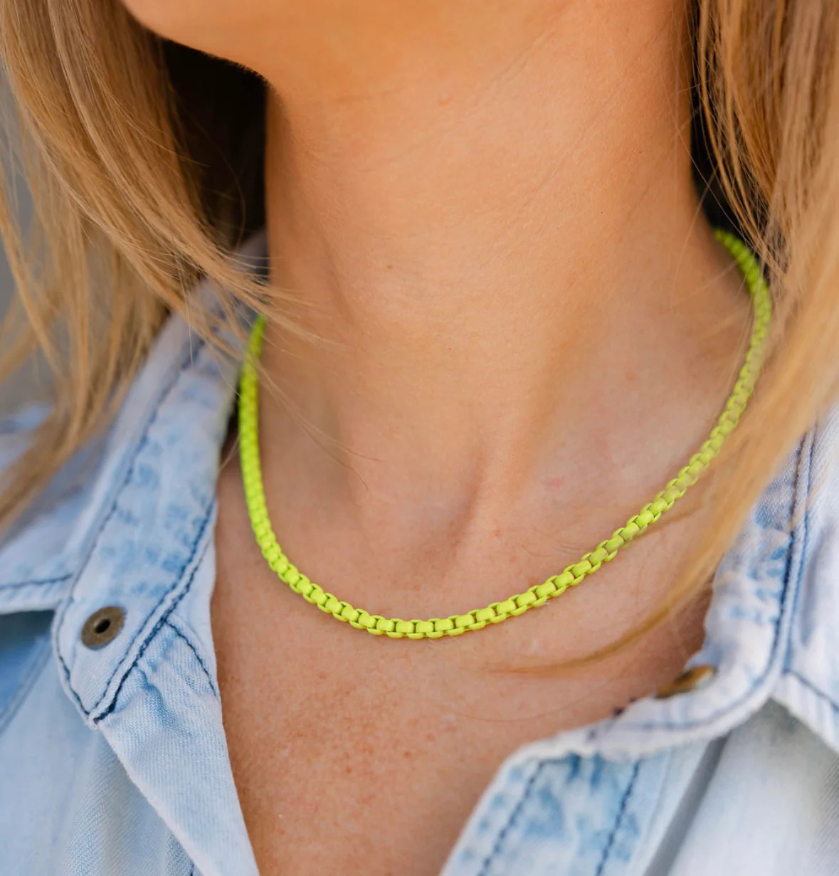 Neon Rising Sun Necklace | Erin McDermott Jewelry
