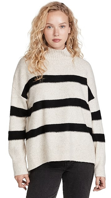 Rosie Striped Mock Neck Sweater | Shopbop