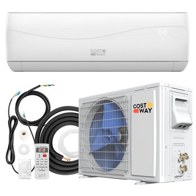 Costway 12000 BTU Mini Split Air Conditioner & Heater Ductless 17 SEER2 750 Sq. Ft | Target