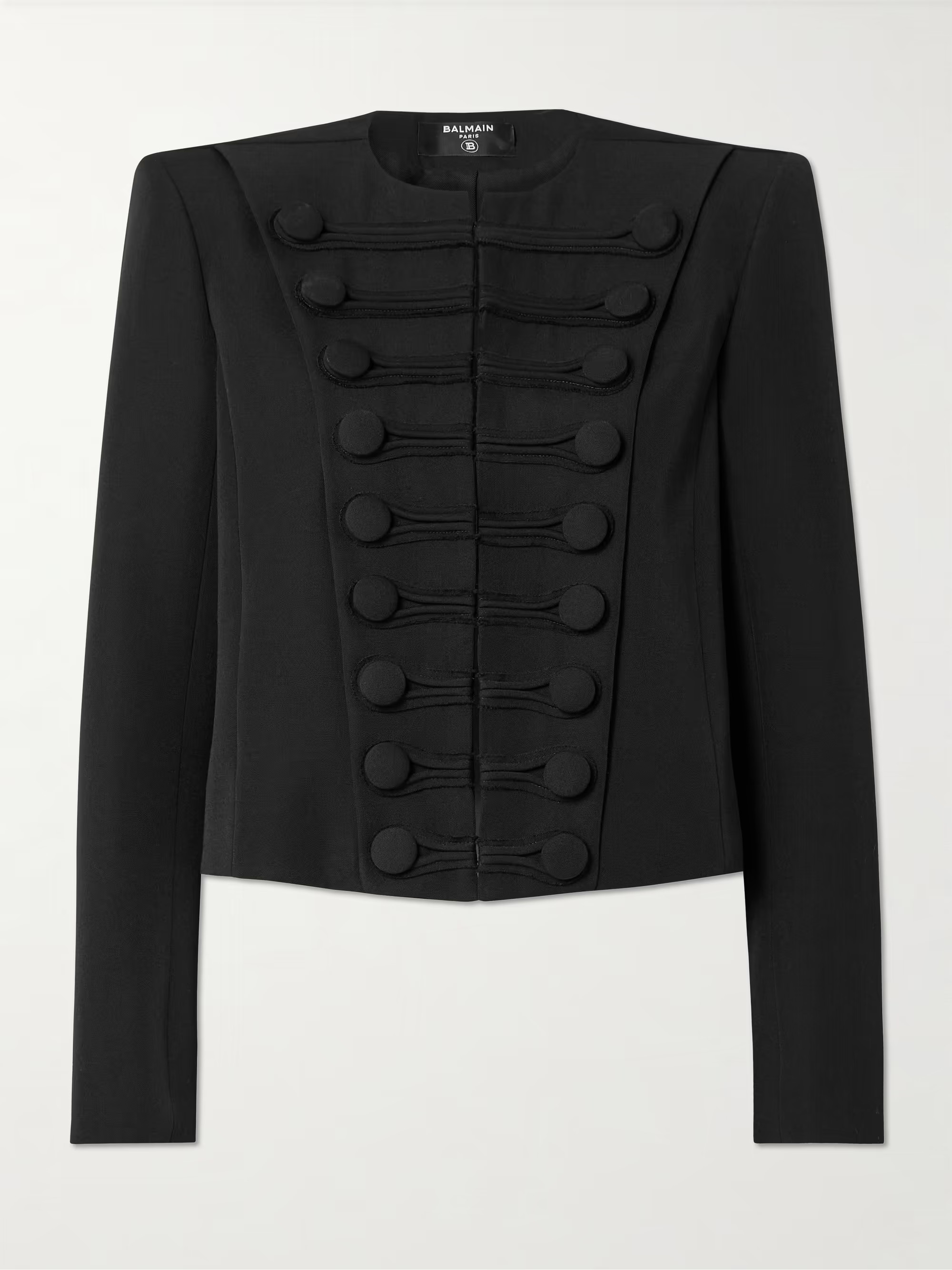 Spencer button-embellished grain de poudre wool jacket | NET-A-PORTER APAC