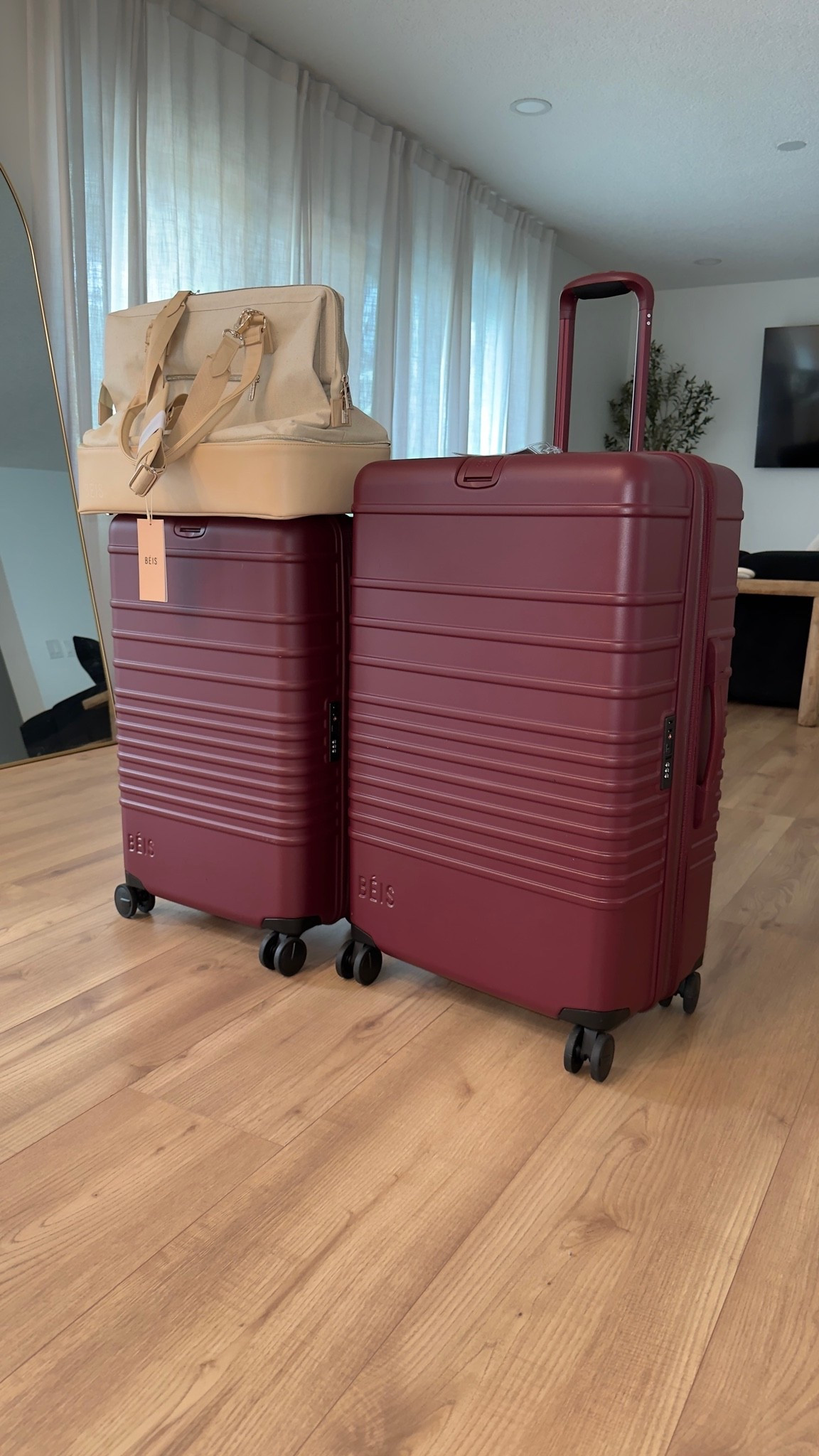 🛫My travel personality is basically: pack early, over-organize, and admire my luggage every time I walk past it. This Beis set has survived airport chaos, road trips, and last-minute packing sessions while still looking brand new. The wheels glide like a dream and the color gets compliments everywhere. 

❤️Mi personalidad cuando viajo es: empacar con tiempo, organizar todo de más y admirar mis maletas cada vez que paso por enfrente. Este set de Beis ya ha sobrevivido aeropuertos, viajes por carretera y empacadas de último minuto, y sigue viéndose espectacular. Además, rueda súper suave y el color siempre llama la atención.

Follow me on Instagram and YouTube
@kirasfashionfinds

#LTKTravel #LTKvlog #LTKHome