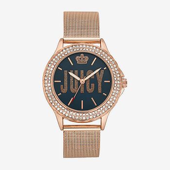 Juicy By Juicy Couture Womens Rose Goldtone Bracelet Watch Jc/5016nvrg | JCPenney