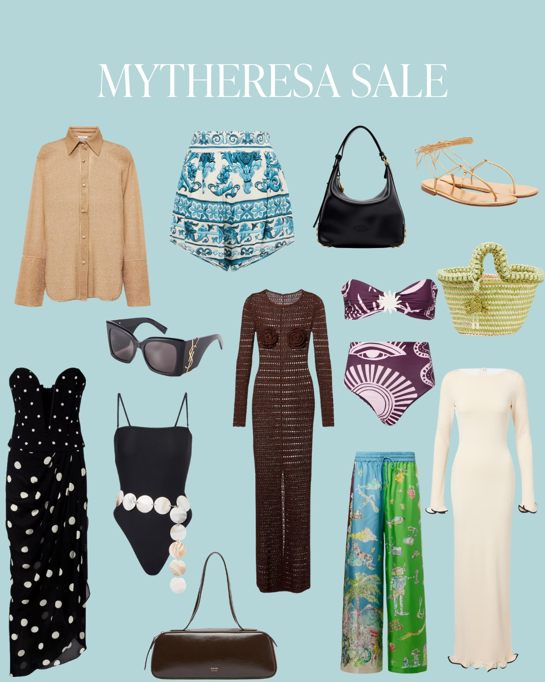 MyTheresa is currently having a sale and you can get up to 70% offf select items! ✨ 

Get an extra 20% off over $650 and use code: SALE20 🩵

Sharing some of my favorite seasonal pieces that are now discounted!

#LTKSaleAlert #LTKSeasonal #LTKSwim
