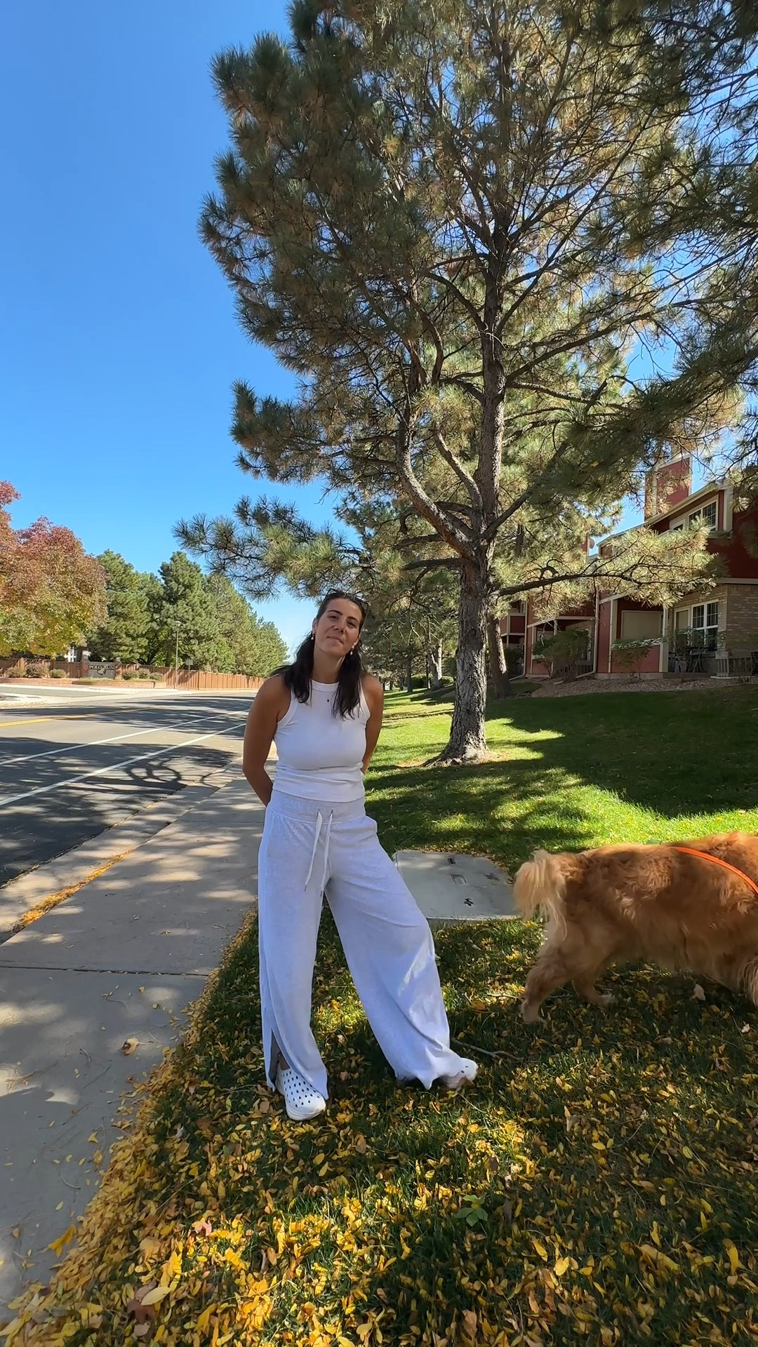 Fall in Colorado means layers but also long on the bottom short up top or vis versa! Here is a favorite go to! #falloutfit #perfectwhitetop #lululemon #oldnavy 

#LTKSeasonal #LTKFindsUnder50 #LTKActive