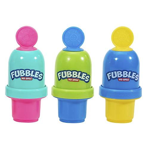 Little Kids Fubbles No Spill Bubble Tumbler Mini 3 Pack Party Favor Set, Includes 2oz of bubble solu | Amazon (US)