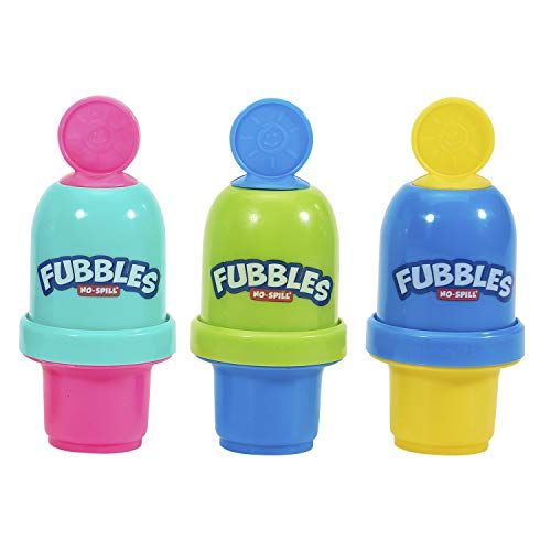 Little Kids Fubbles No-Spill Mini Bubble Tumbler (3 Pack), Multi (99630) | Amazon (US)