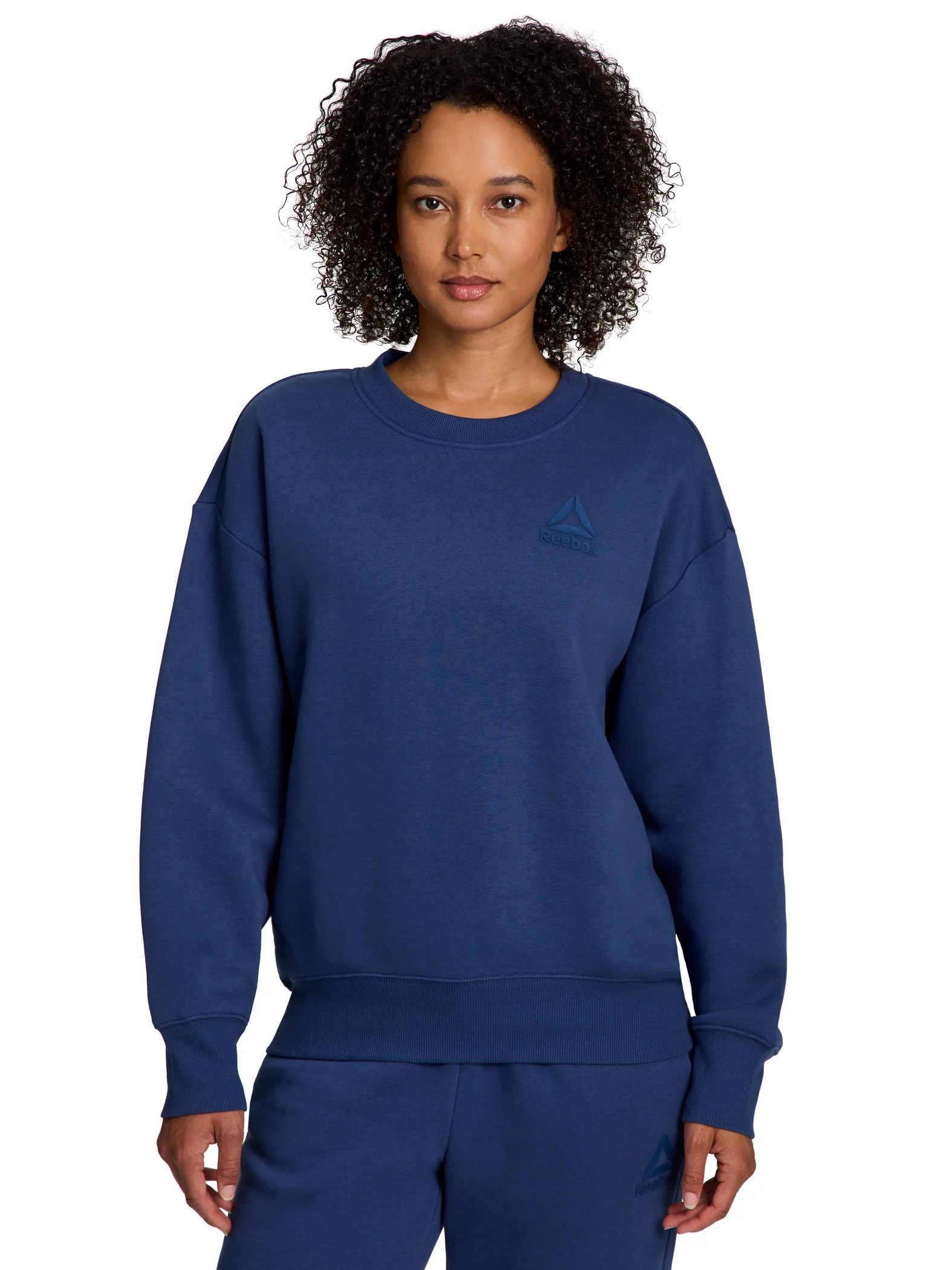 Reebok Women's and Women's Plus Weekender Oversized Crewneck, Sizes XS-4X | Walmart (US)