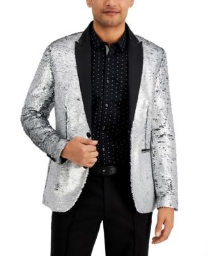 Inc Men's Slim-Fit Sequin Blazer, Created for Macy's | Macys (US)