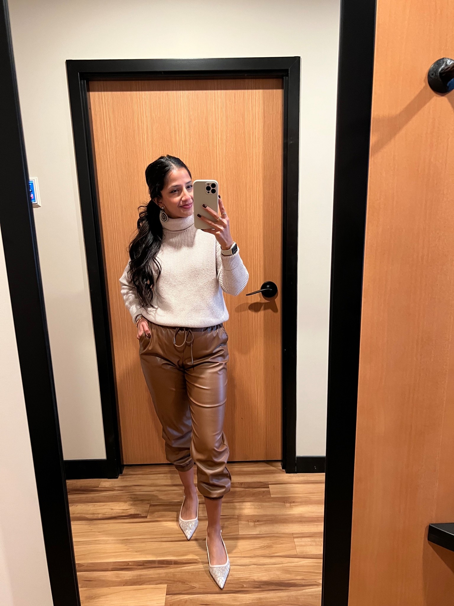 Faux leather fall look

#LTKStyleTip #LTKMidsize #LTKmomlife