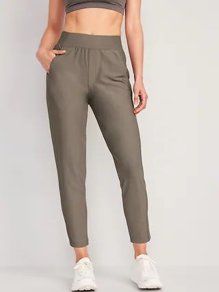 High-Waisted PowerSoft Combination Taper Pants for Women | Old Navy (US)