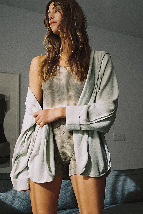 Out From Under Houston Slouchy Hooded Cardigan | Urban Outfitters (US and RoW)