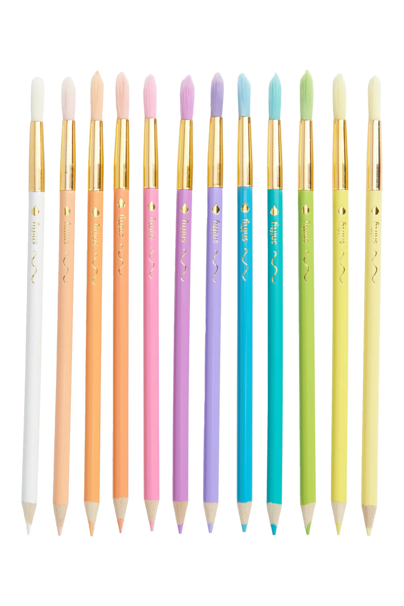 Colorbrush Set of 12 Assorted Pastel Watercolor Pencils/Brushes | Nordstrom | Nordstrom