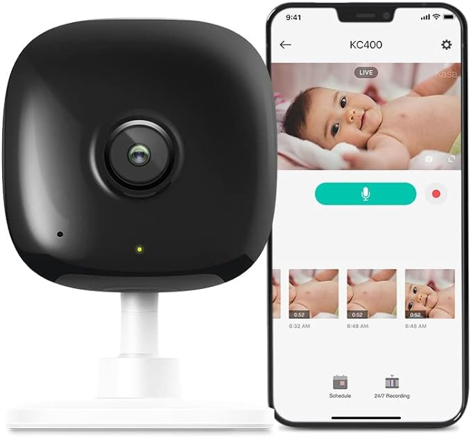 Kasa Smart 2K Security Camera for Baby Monitor, 4MP HD Indoor Camera for Home Security with Motio... | Amazon (US)