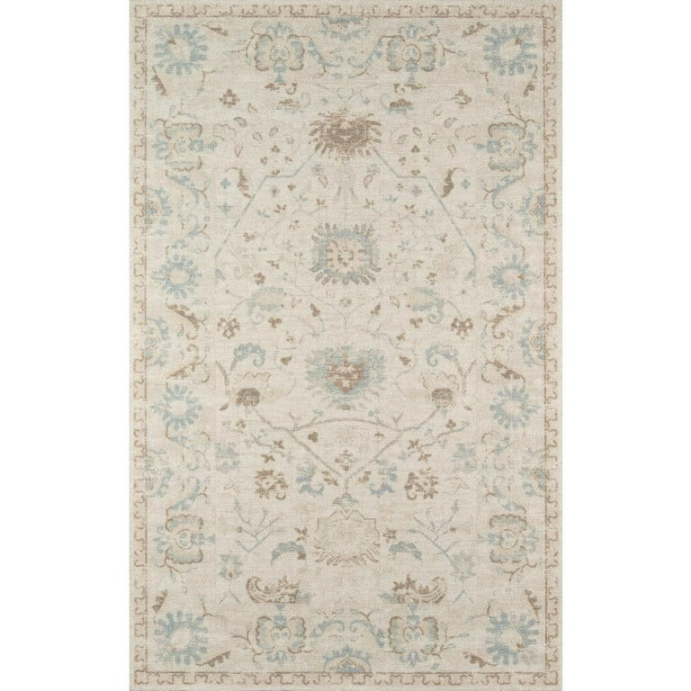 Momeni Anatolia Wool and Nylon Machine Made Beige Area Rug 7'9" X 9'10" | Walmart (US)