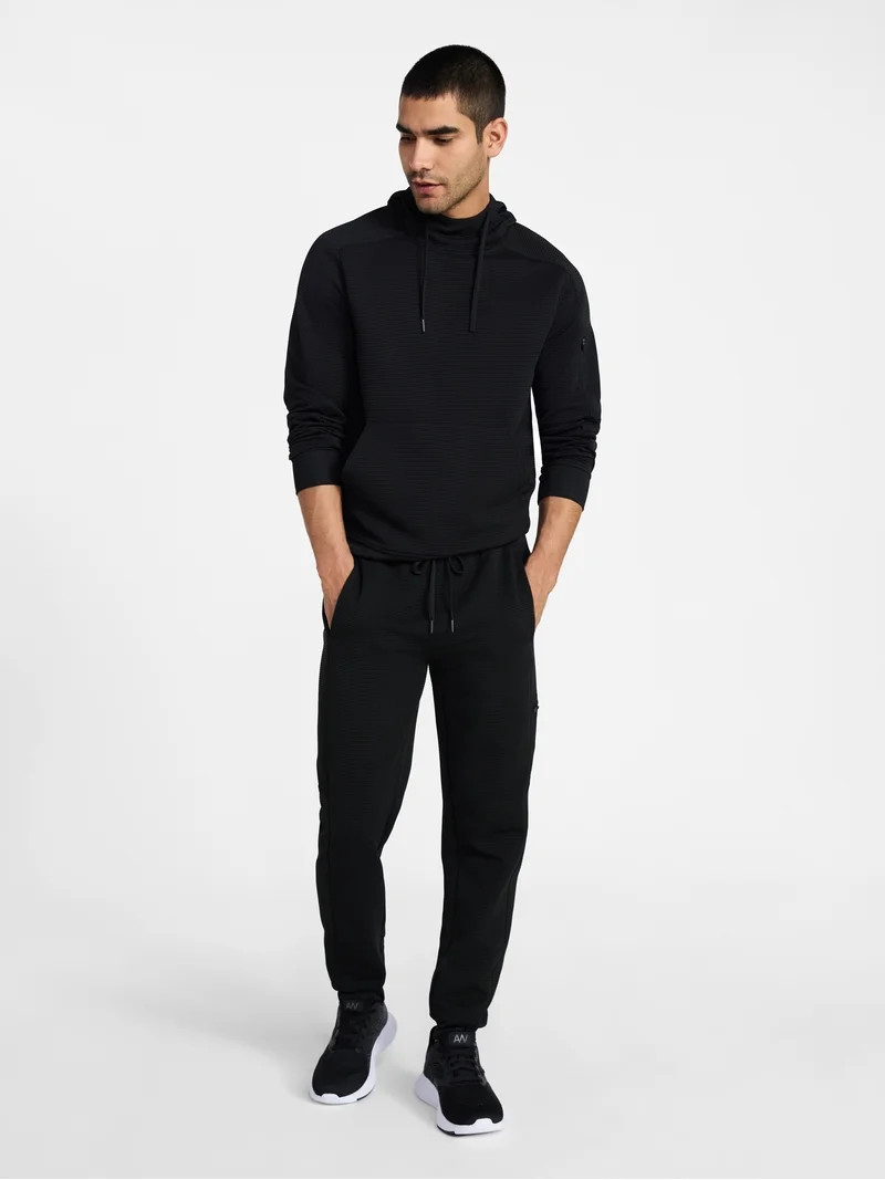 Athletic Works Men's and Big Men's Mix Media Hoodie, Sizes S-5XL | Walmart (US)