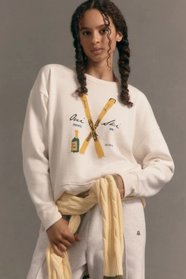 Maeve x Jordan Nickson Ski Club Graphic Sweatshirt | Anthropologie (US)