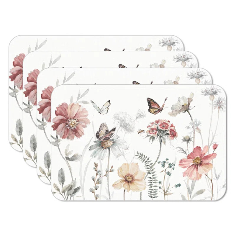 Jason Floral Rectangle Placemat | Wayfair North America