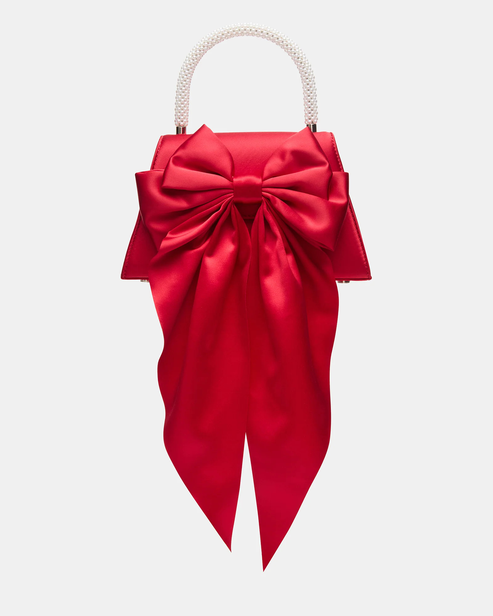 COSETTE Bag Red Beaded Top-Handle Mini Handbag | Steve Madden (US)