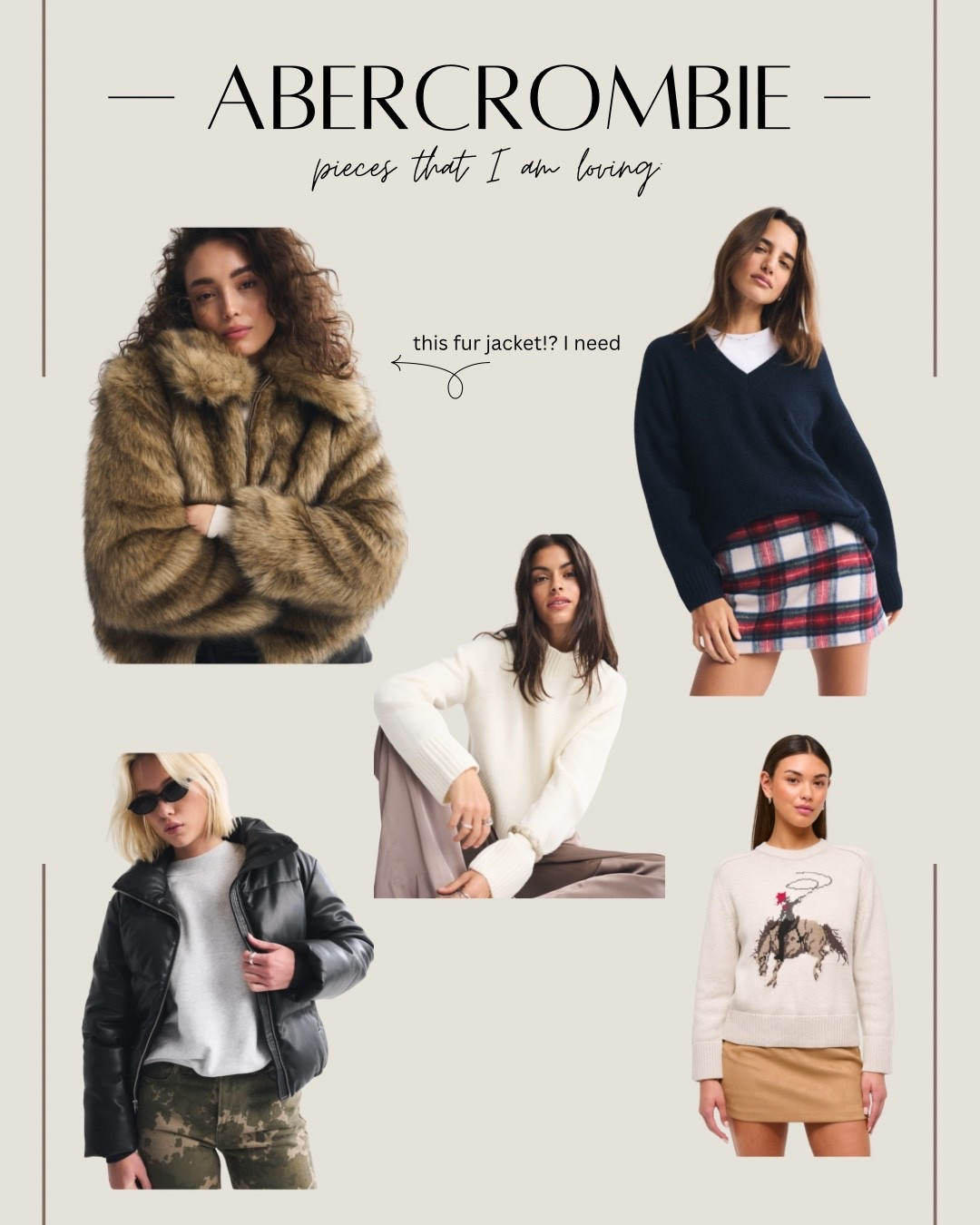 Abercrombie pieces I am loving this week! 

#LTKStyleTip #LTKFindsUnder50 #LTKFindsUnder100