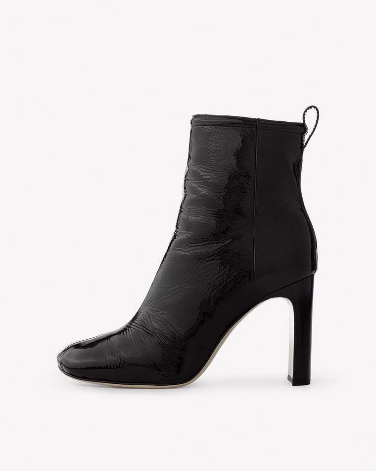 Rag & Bone - Ellis Boot - BLACK PATENT - 35 | rag + bone