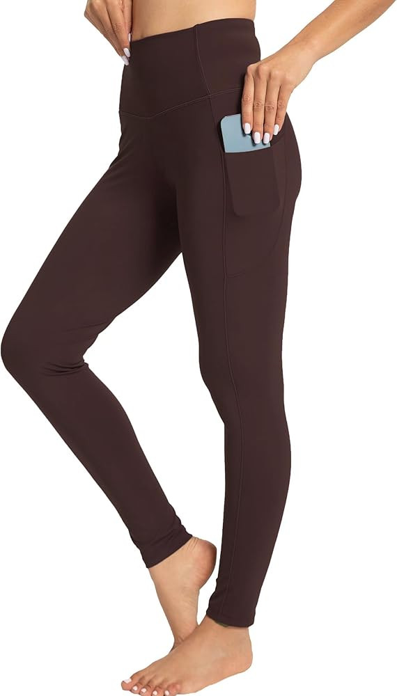 Kcutteyg Yoga Pants for Women with Pockets High Waisted Leggings Workout Sports Running Athletic ... | Amazon (US)