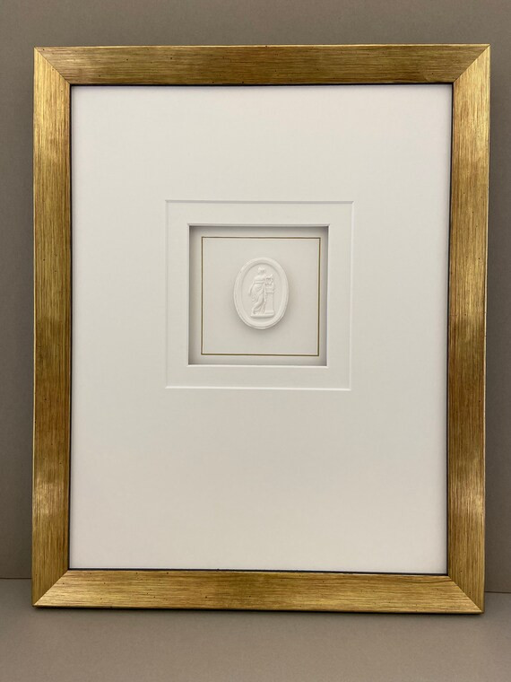 Custom Framed Grand Tour Intaglio 11x14 Gold Frame Modern - Etsy | Etsy (US)