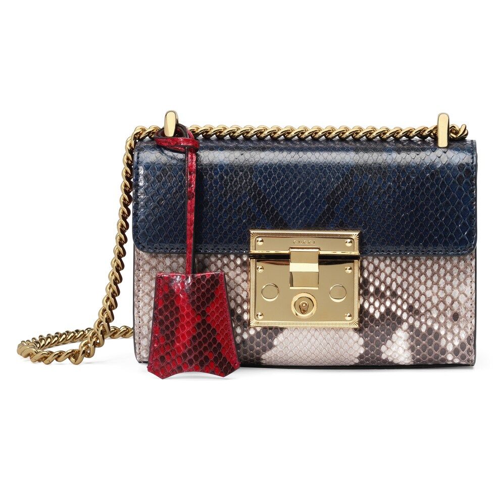 Padlock python shoulder bag | Gucci (US)