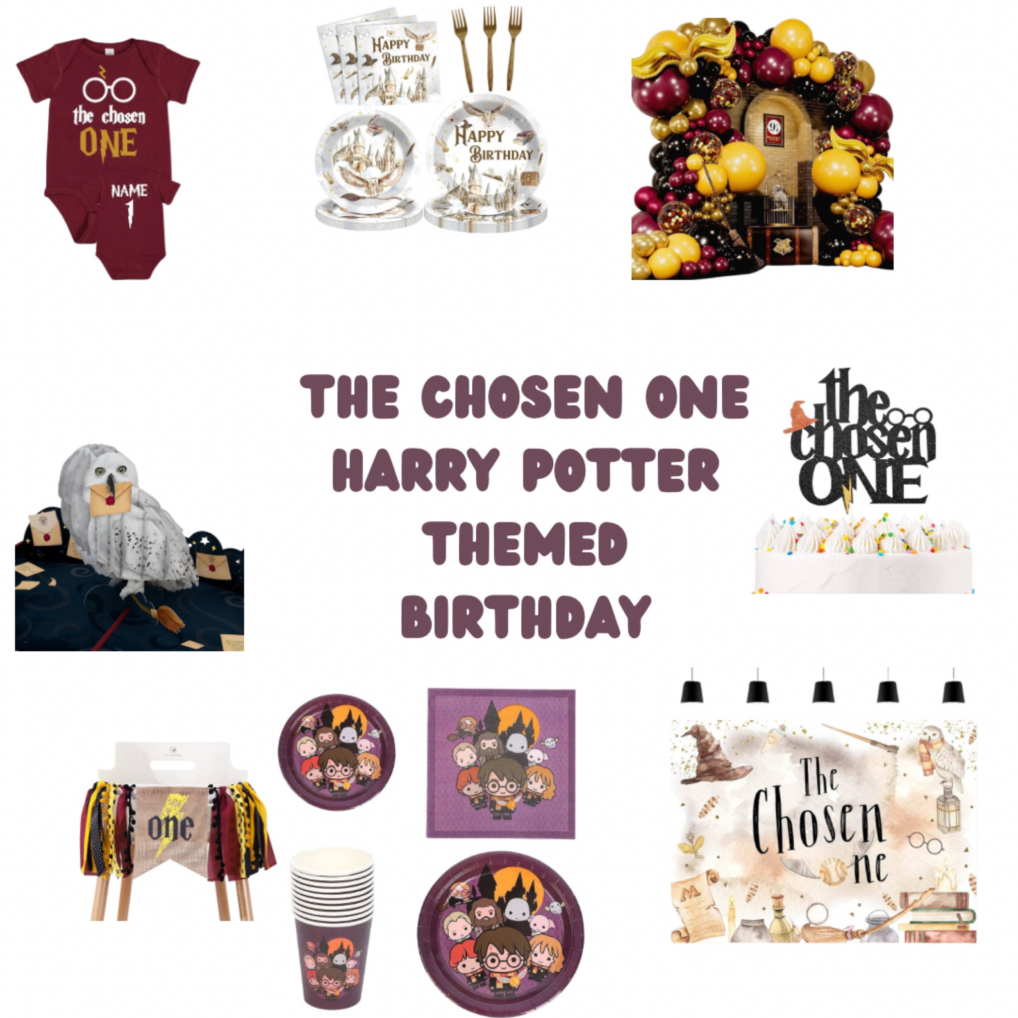 The chosen one Harry Potter themed birthday party boy or girl first birthday 

#LTKKids #LTKBaby #LTKParties