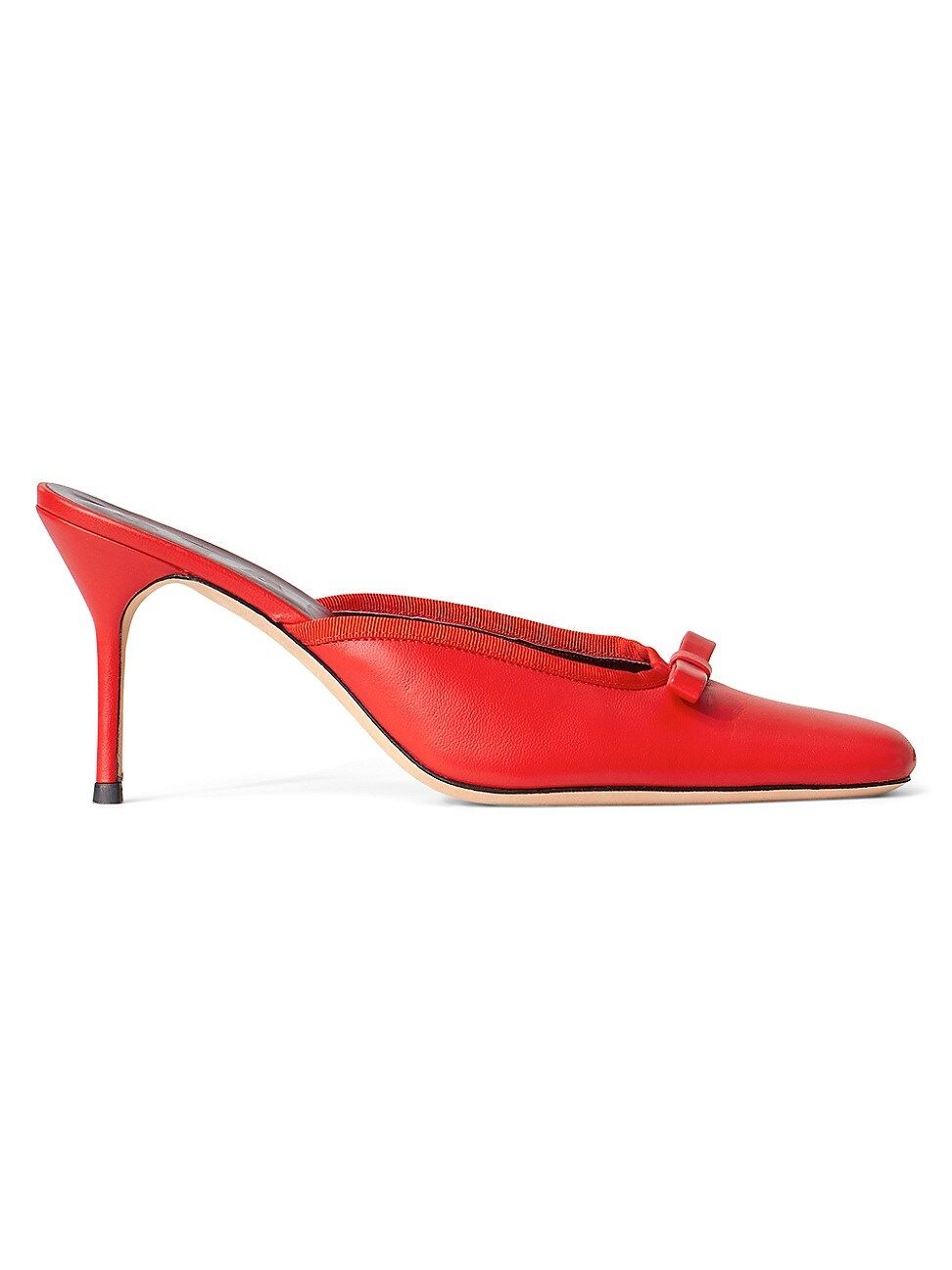 Women's Karine Leather Heels - Cherry - Size 5.5 | Saks Fifth Avenue