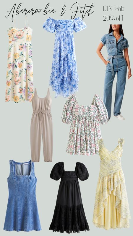 Exclusive LTK Spring Sale Abercrombie & Fitch!! 
Ends 3/11
Copy code to add at checkout. 
Found the prettiest dresses and comfy jumpsuits for the season! 


#Abercrombie&FitchSale #SpringSale 

#LTKSpringSale #LTKstyletip #LTKsalealert
