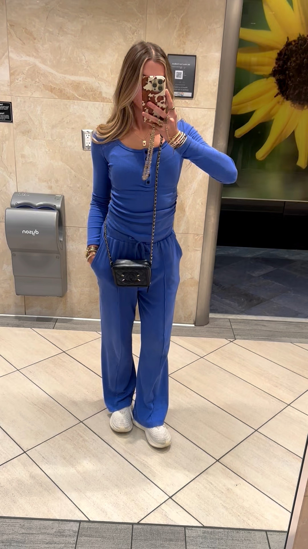 Amazon size XS Darong Women's Fall Trendy 2 Piece Outfits Lounge Sets Long Sleeve Top Henley Shirts Wide Leg Pants Travel Clothes. Travel outfit. Airport Outfit. APL sneakers  

#LTKTravel #LTKSeasonal #LTKFindsUnder100