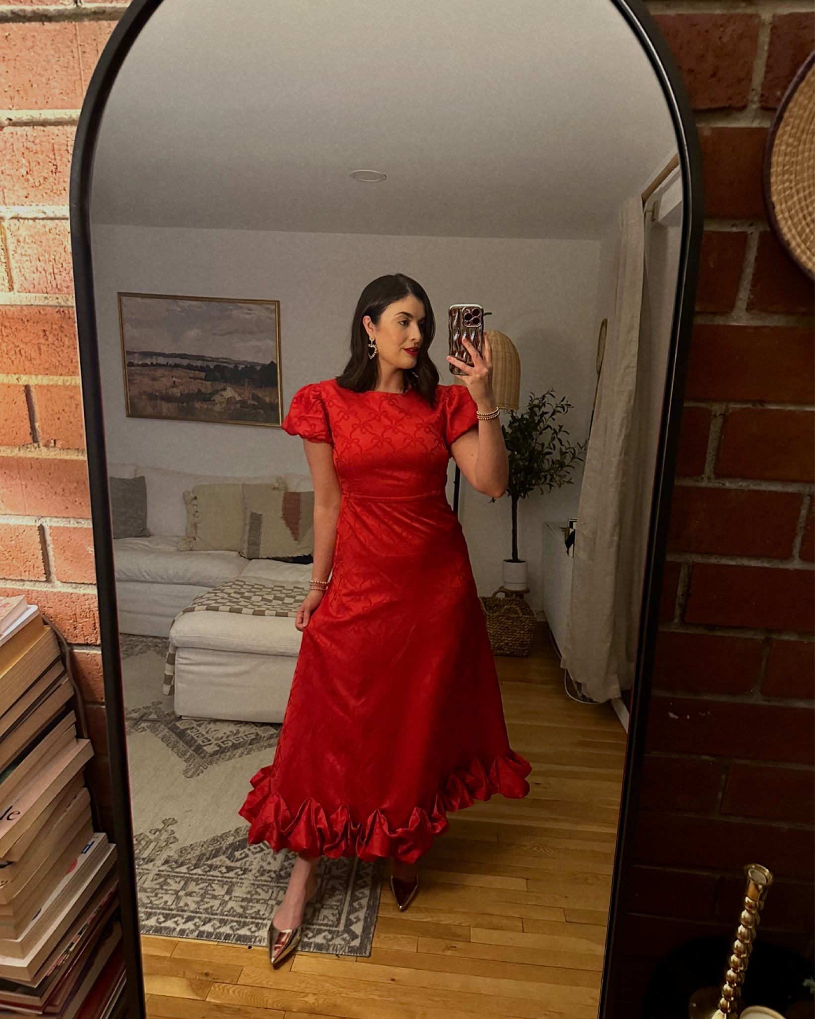 The most fabulous red gown!