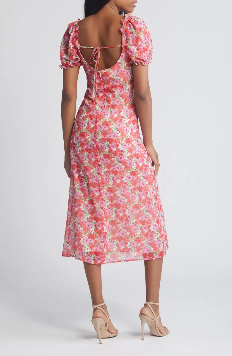 Felicity Floral Print Midi Dress | Nordstrom