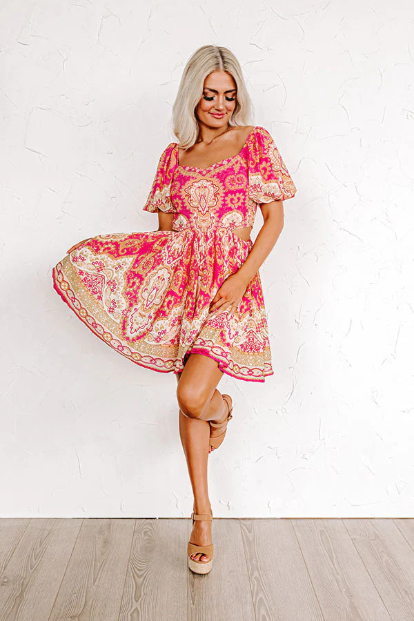 Mostly Coastal Cut Out Dress | Impressions Online Boutique